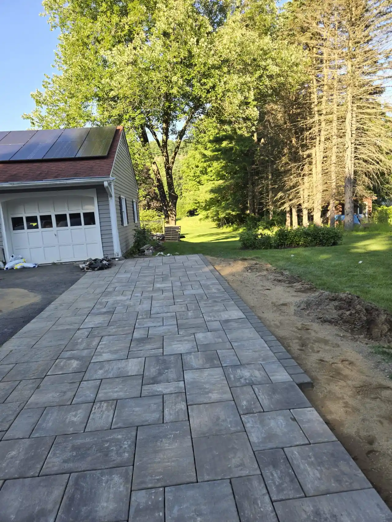 Landscaping project in Massachusetts by Nelson Landscaping