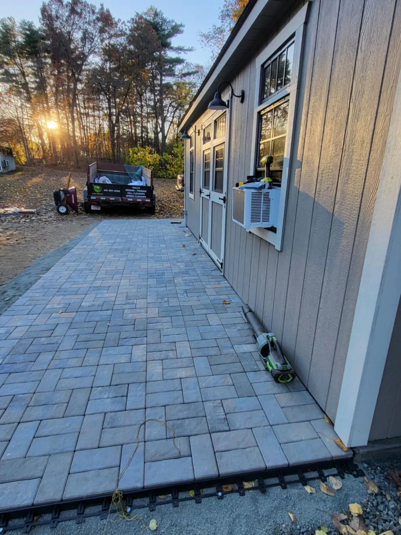 Garden bed work in Massachusetts by Nelson Landscaping
