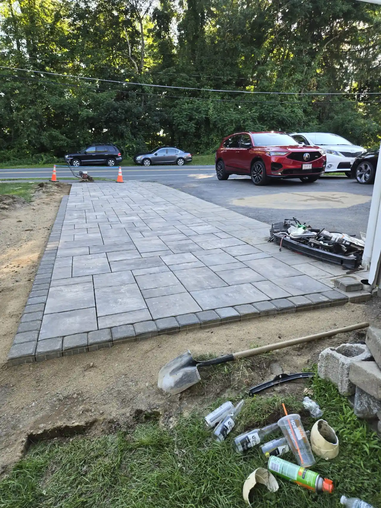 Hardscape design in Massachusetts by Nelson Landscaping